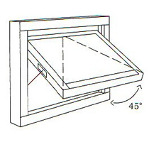 オーニング窓イラスト